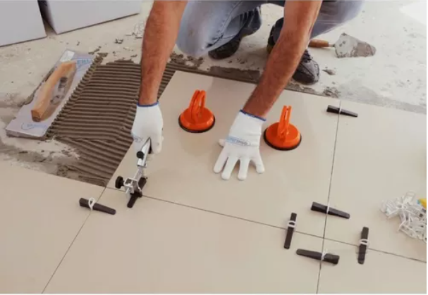 Sistema Nivelador de Piso - Exemplo de Uso